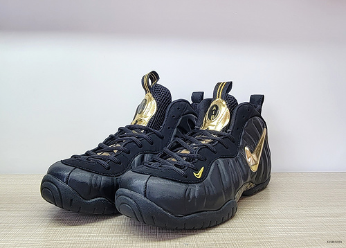 Espuma en aerosol dorada líquida Nike Air Foamposite Pro &quot;Black Metallic Gold&quot;